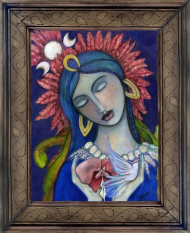 Ixchel Reproduction on Canvas
