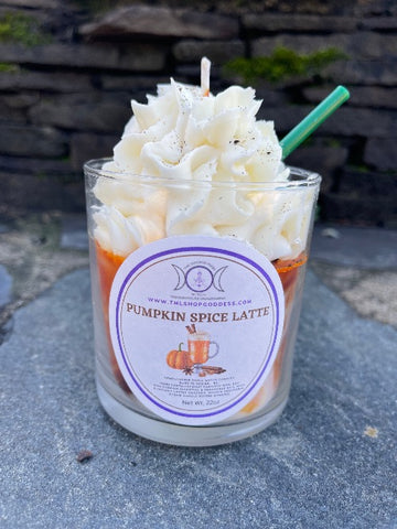 Pumpkin Spice Marbleized Whipped Candle