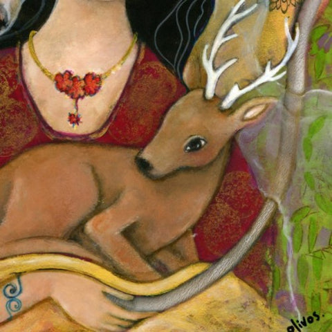 Artemis Reproduction on Canvas