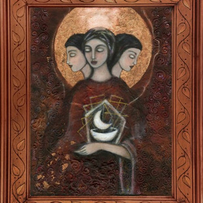 Hekate Reproduction on Canvas
